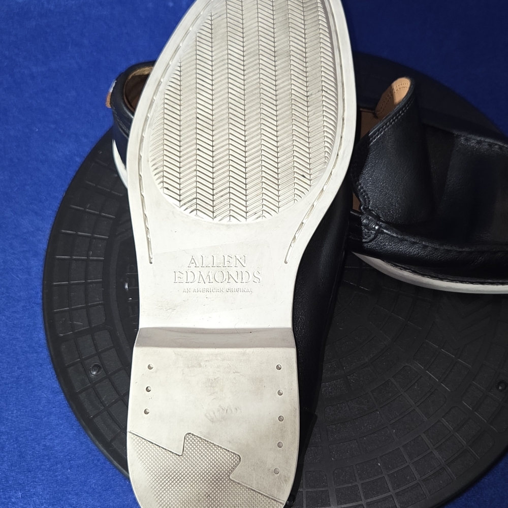 Men's Allen Edmonds Wilder Black Leather Dress/Casual Loafers, Sz. 10D-US - Picture 8 of 8